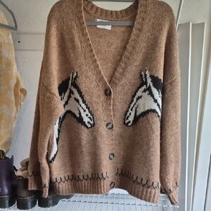Old Navy Washable Wool Western/Equestrian Sweater